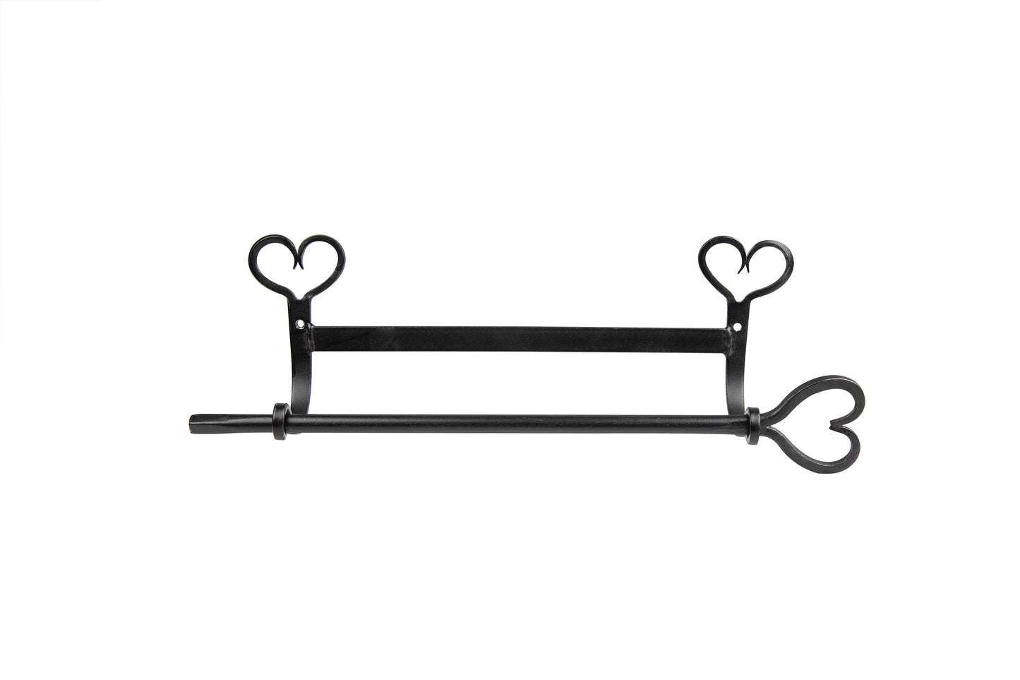 Heart Paper Towel Holder - wrought iron - Amish made