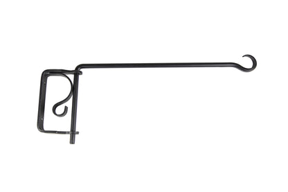 Wall Mount Swivel Hook - 360 degree rotation - wrought iron - Amish Made