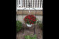 Arched Metal Hanging Flower Pot Holder Hook - 45" tall - Amish made in the USA