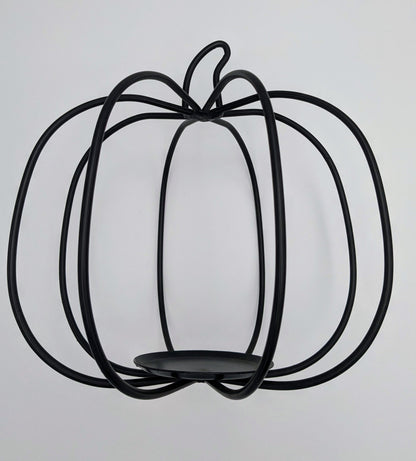 Decorative Wrought Iron 3D Pumpkin - Small, Medium, Large - Amish made