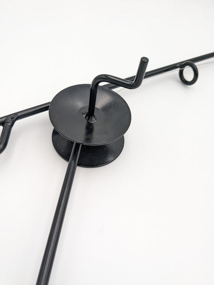 Wrought Iron Fishing Pole- Garden Decor- Amish Made