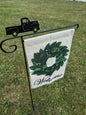 Wrought Iron Truck Garden Flag Pole Holder - Amish Made in the USA