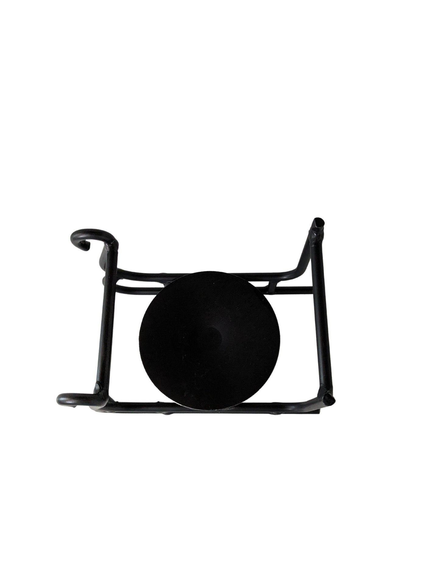 Wrought Iron Sled Jar Holder - Amish Made