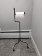 Wrought Iron Standing Toilet Paper Holder - Amish Made