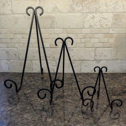 Wrought Iron Picture Easel- 3 Sizes- Amish Made