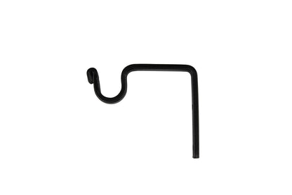 Wrought Iron Single Curtain Rod hook (Set of 2)- Amish Made