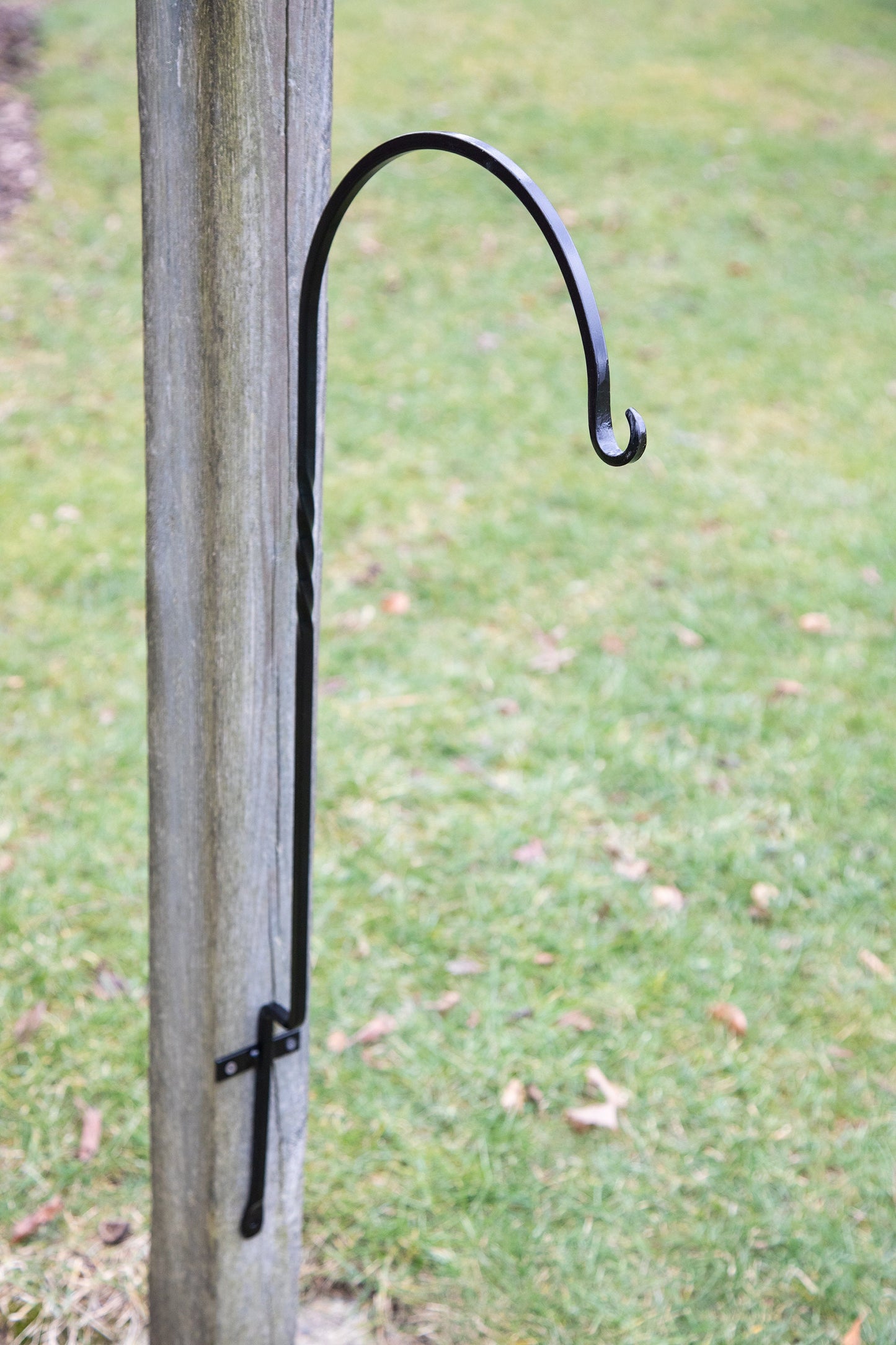 Wrought Iron Deck Hook- Plant and Lantern Hanger