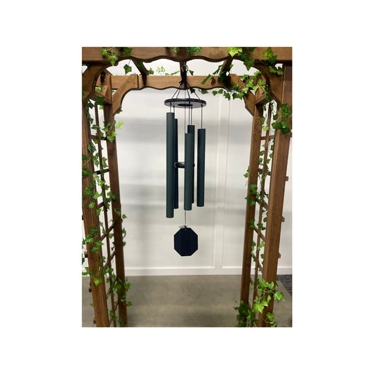 Wind Chimes, Jade Aluminum Tubes, Outdoor Decor, Amish Handcrafted, Ozark echoes series, Jade