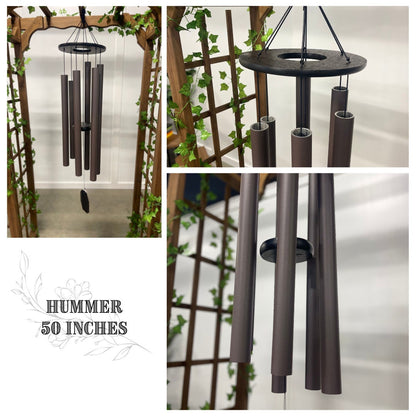 Large Wind Chimes - 1.5" round Aluminum Tubes - various sizes - Amish made