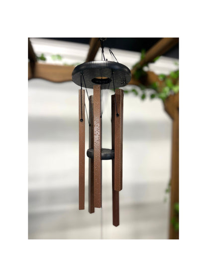 Aluminum Wind Chime - 25" - 1/2" copper square tubes- Eco friendly - Amish made!