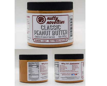 Peanut Butter and Variety of Nut Butters (1 Pack), All Natural, Vegan and Gluten Free, Locally made in PA