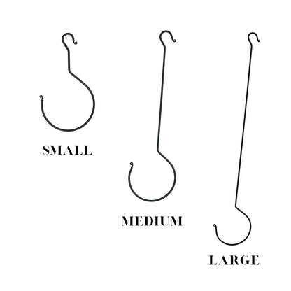 Tree limb hook - Amish made - 3 sizes - perfect for wind chimes, birdhouses, etc...