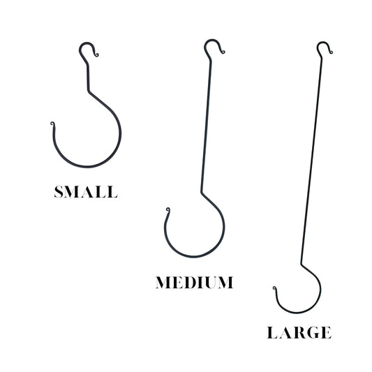 Tree limb hook - Amish made - 3 sizes - perfect for wind chimes, birdhouses, etc...
