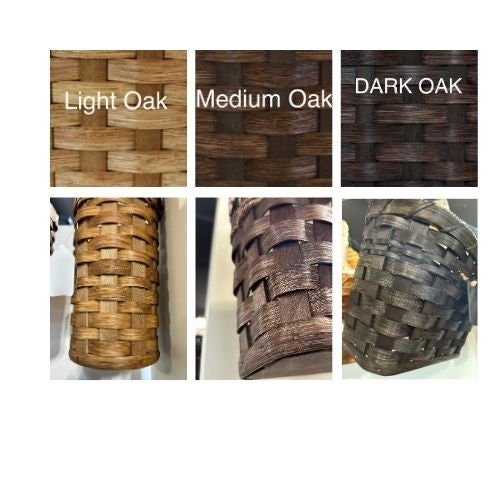 Woven Silverware Chest, Amish Handmade Woven Basket, Customizable