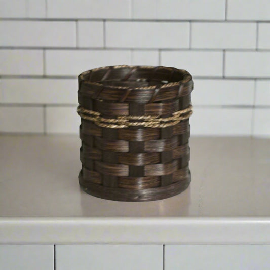 Woven Utensil Holder Basket- Amish Handmade