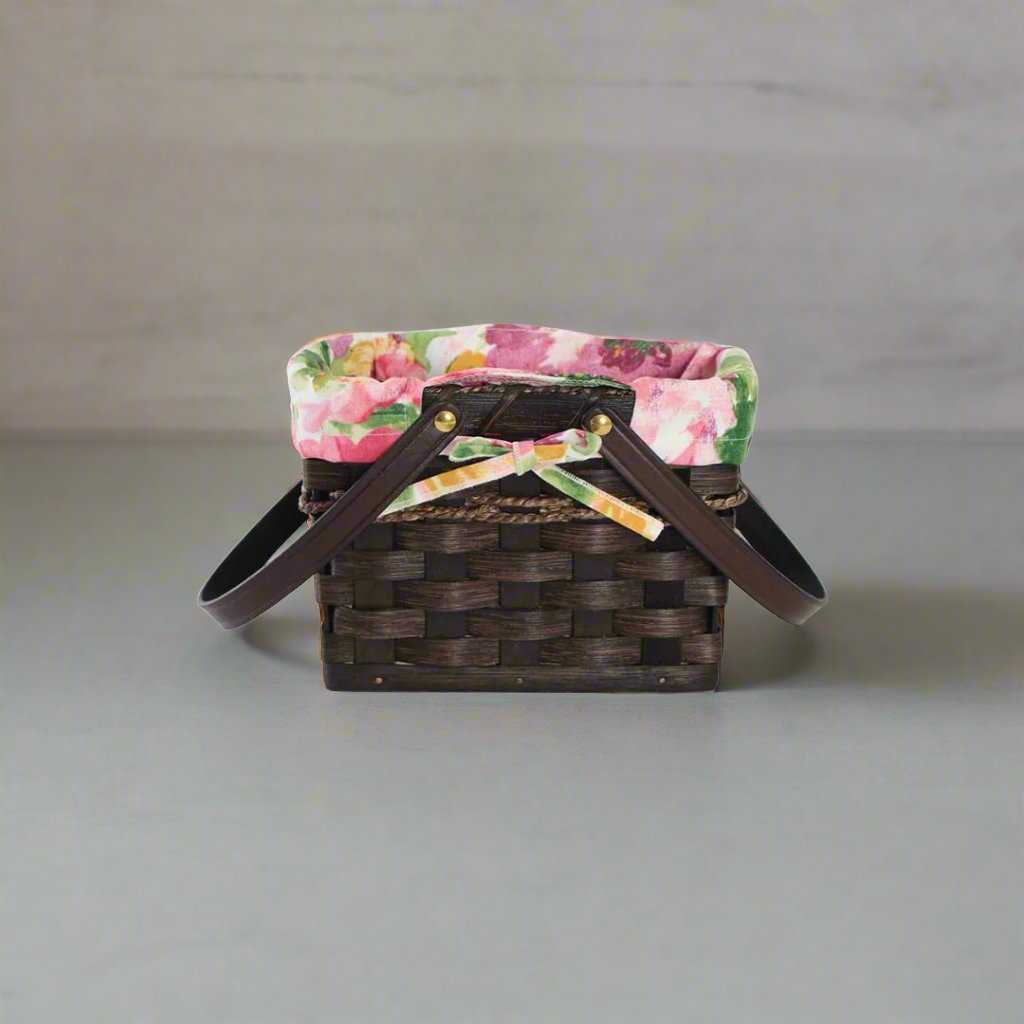 Woven Napkin Basket, Amish Handmade Woven Basket, Customizable