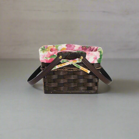 Woven Napkin Basket, Amish Handmade Woven Basket, Customizable