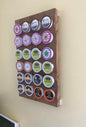 Wooden K Cup Pod Holder, Keurig Wall Mount