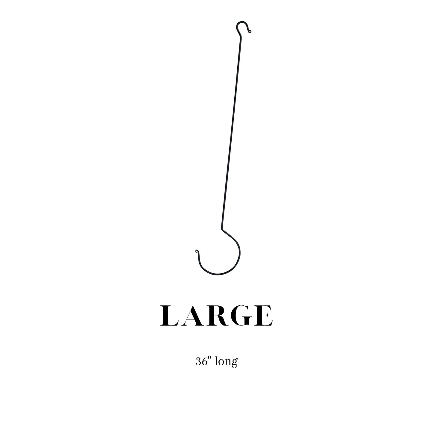Tree limb hook - Amish made - 3 sizes - perfect for wind chimes, birdhouses, etc...