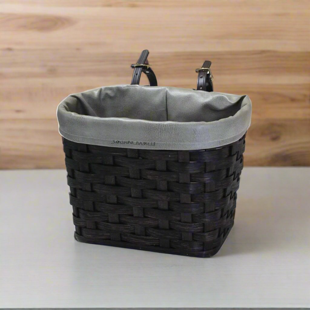 Woven Bike Basket, Amish Handmade Woven Basket, Customizable