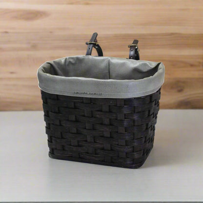 Woven Bike Basket, Amish Handmade Woven Basket, Customizable