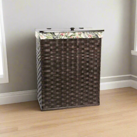 Woven Hamper Basket, Amish Handmade Woven Basket, Customizable