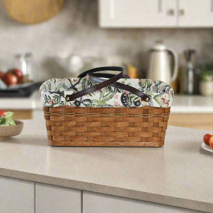 Woven Medium Carry-All, Amish Handmade Woven Basket, Customizable