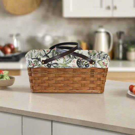 Woven Medium Carry-All, Amish Handmade Woven Basket, Customizable