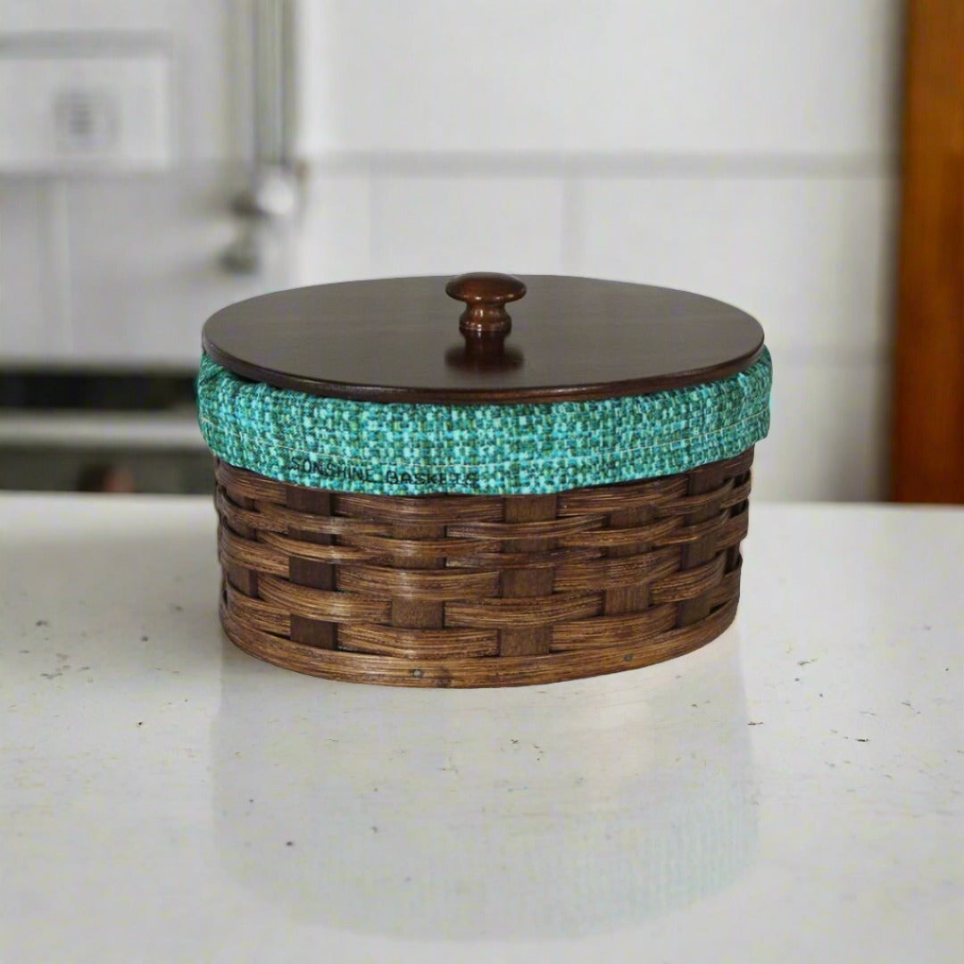 Woven Treasure Box Basket- Amish Made