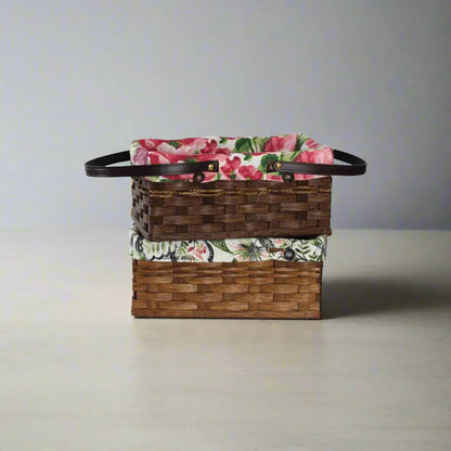 Woven Market Basket, Amish Handmade Woven Basket, Customizable