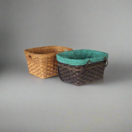 Woven Large Carry-All Basket - 3 colors - optional liner - Amish made