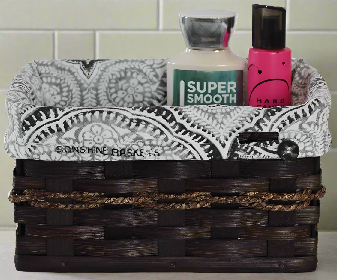 Woven Essentials Basket, Amish Handmade Woven Basket, Customizable