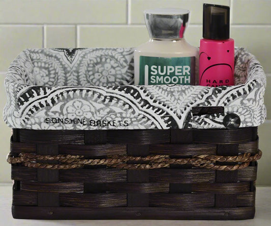 Woven Essentials Basket, Amish Handmade Woven Basket, Customizable