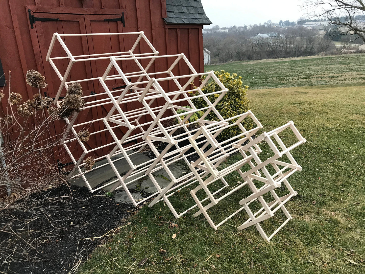 Laundry Clothes Drying Rack - All Natural Maple Wood - Portable & Foldable - Amish made in USA