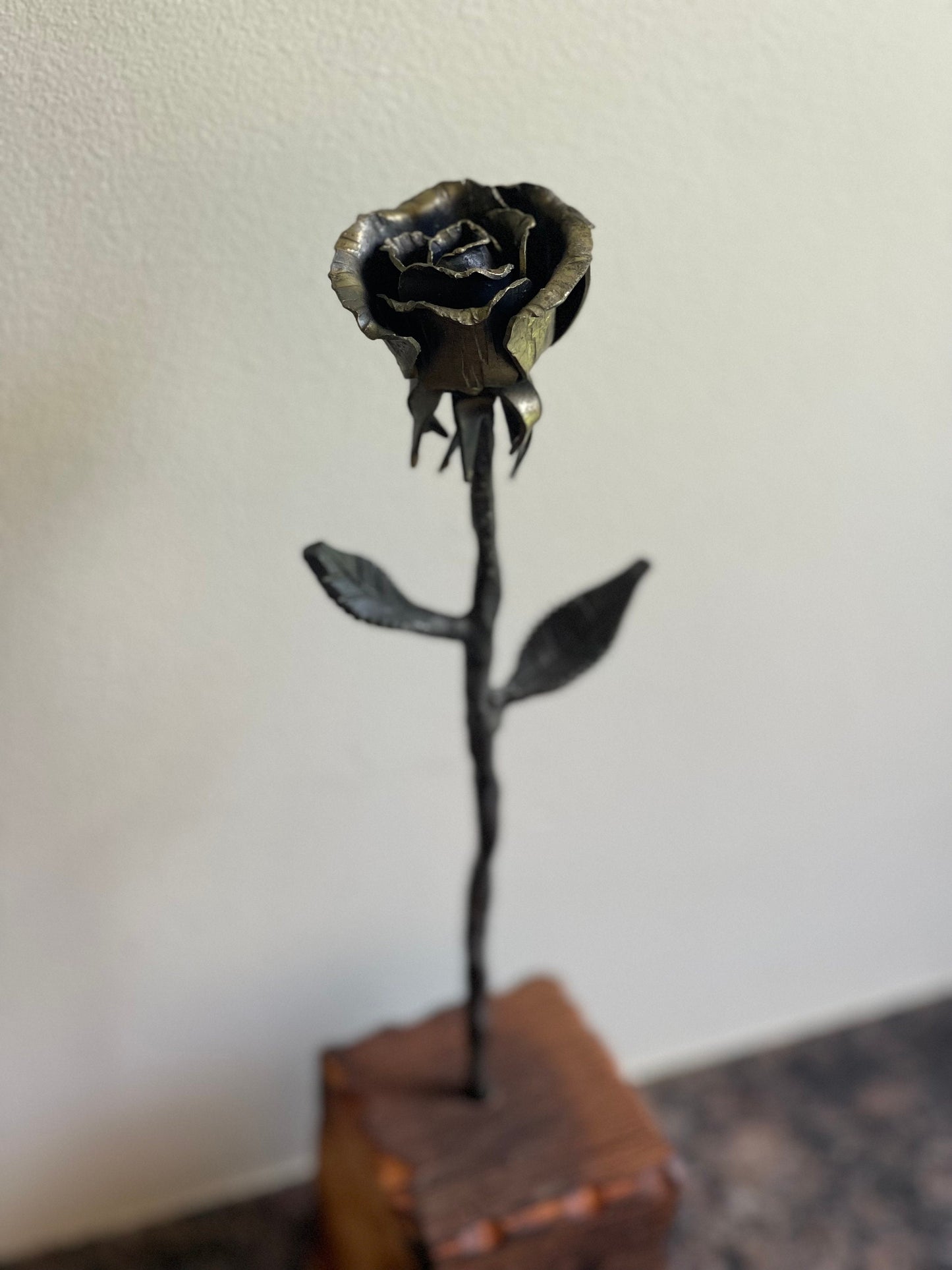 Amish Blacksmith Hand-Forged Flowers - Rose, Calla Lily, Petunia, Wildflowers