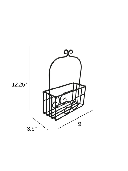 Wire Basket Bottle & Plate Holder- Amish Made