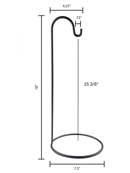 Counter Stand - bell stand - small, medium, large - wrought iron - amish made