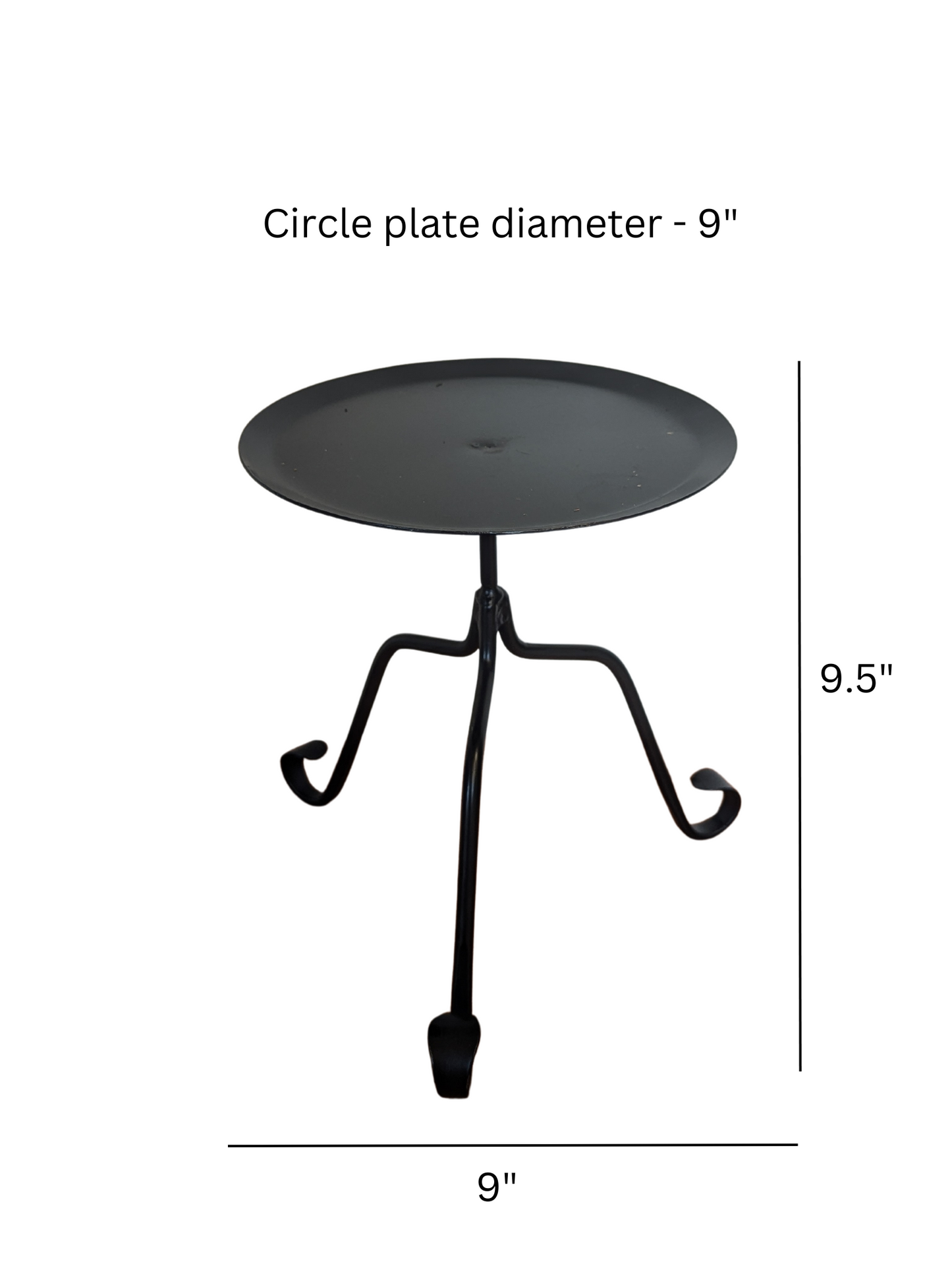 Tabletop Flower Pot Stand - Wrought Iron - Amish made