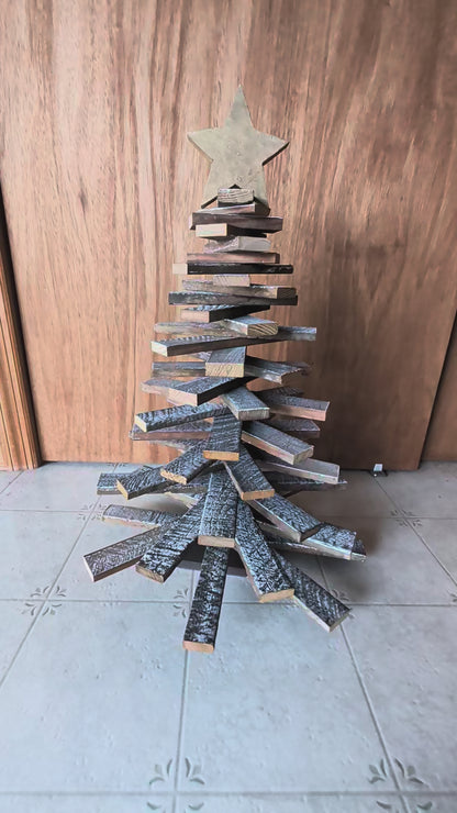 Amish Handmade Wood Lath Christmas Trees • Rustic Holiday Decor • Farmhouse Christmas Decoration