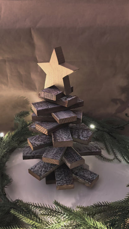 Amish Handmade Wood Lath Christmas Trees • Rustic Holiday Decor • Farmhouse Christmas Decoration