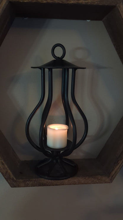 Tea Light Candle Lantern Holder- Amish Made in USA