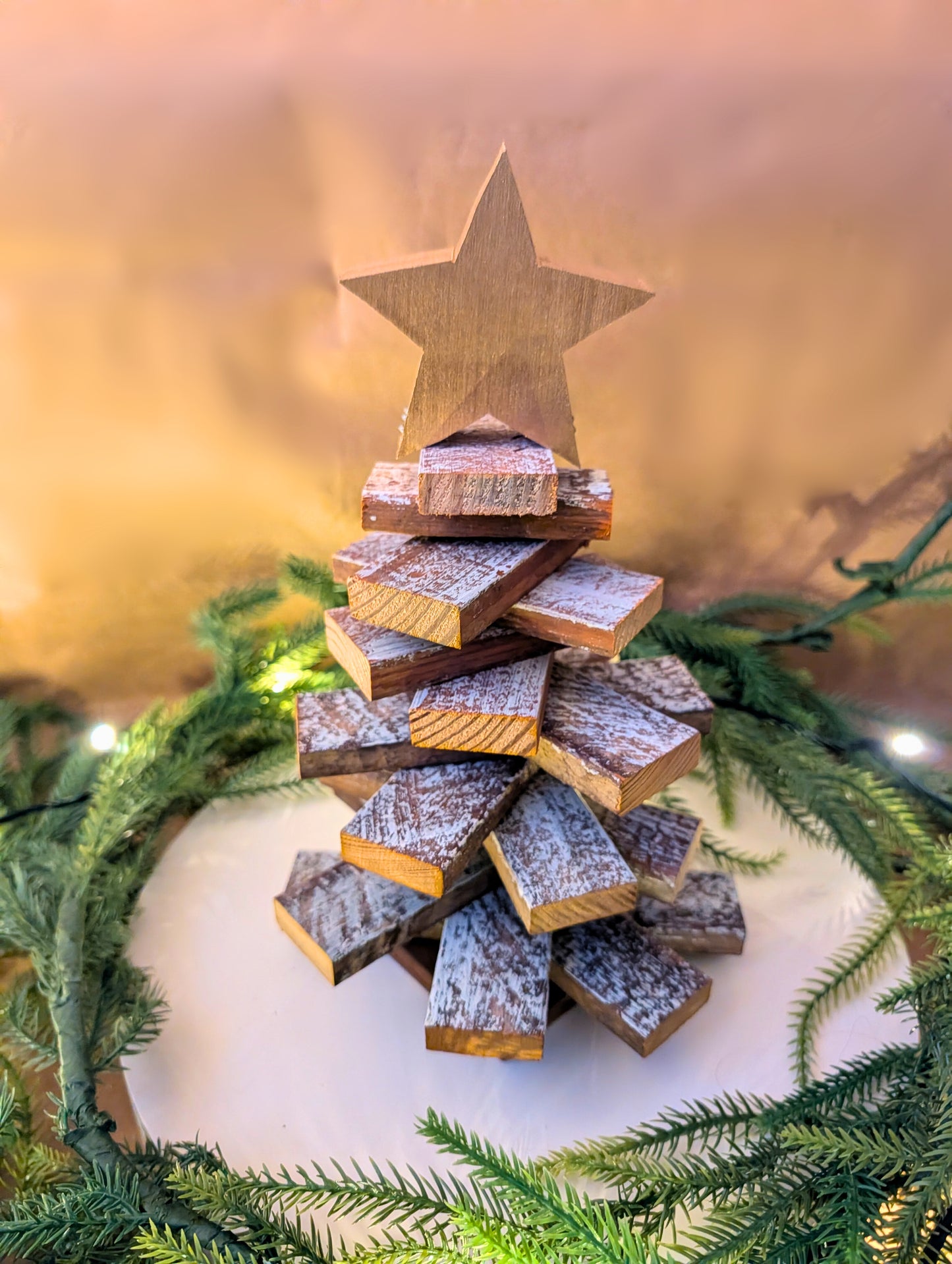 Amish Handmade Wood Lath Christmas Trees • Rustic Holiday Decor • Farmhouse Christmas Decoration