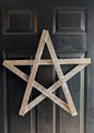 Rustic Wooden Star – Handmade Amish Christmas Decor, Wood lathe, 24 inch
