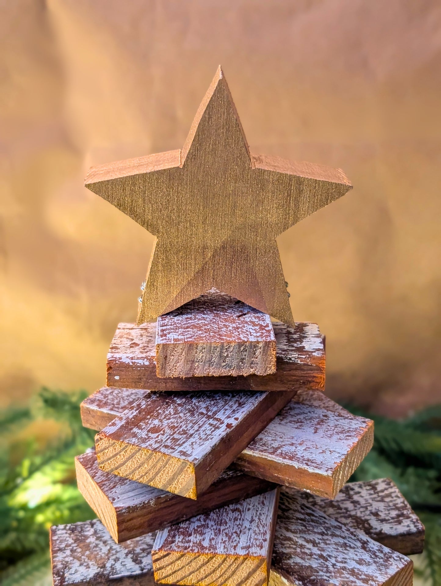 Amish Handmade Wood Lath Christmas Trees • Rustic Holiday Decor • Farmhouse Christmas Decoration