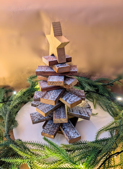 Amish Handmade Wood Lath Christmas Trees • Rustic Holiday Decor • Farmhouse Christmas Decoration