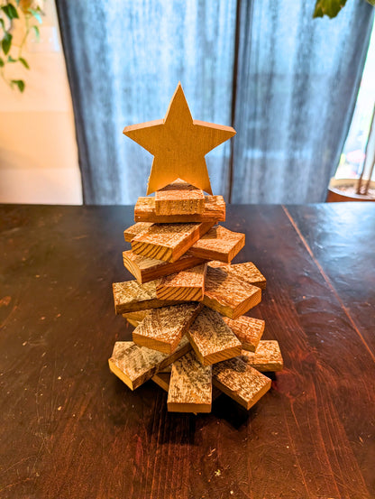 Amish Handmade Wood Lath Christmas Trees • Rustic Holiday Decor • Farmhouse Christmas Decoration