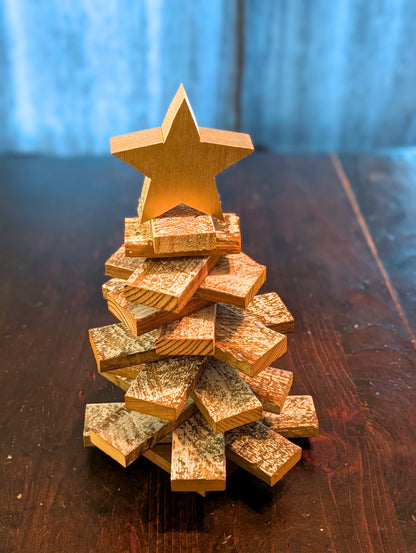 Amish Handmade Wood Lath Christmas Trees • Rustic Holiday Decor • Farmhouse Christmas Decoration